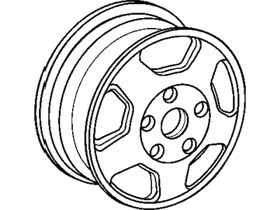 Dodge 5140692AA WHEEL Aluminum