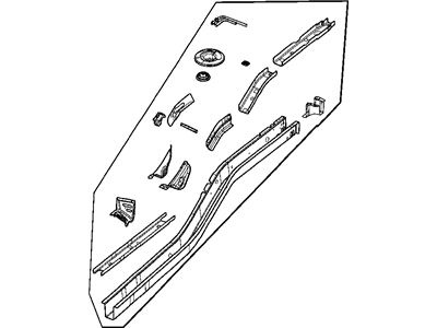 Mopar 5080850AD Sill Rear