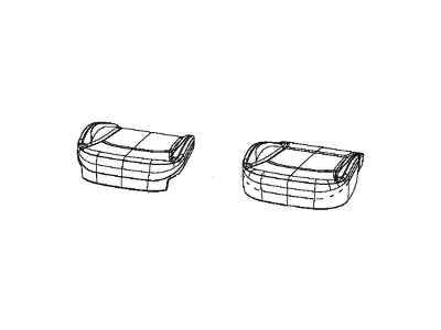 Jeep 6GA82VT9AB COVER Front Seat Cushion