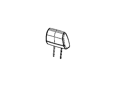 Dodge 1LM001DVAA HEADREST Rear
