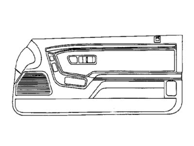 Mopar EN79LAZ Panel, Door Trim