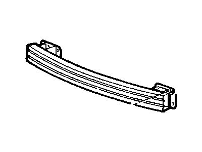 Chrysler 4805109AC REINFORCEMENT Rear Bumper