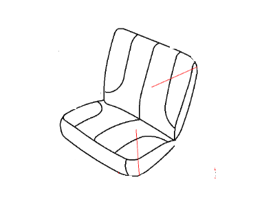 Mopar 1TU22XDVAA Cover Rear Seat Cushion Left