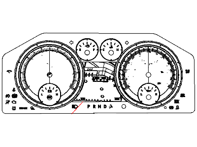 Dodge Ram 1500 Instrument Cluster - 68061309AB