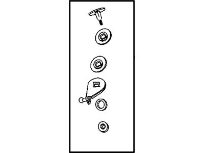 Jeep 4883496AA BRACKET Ballstud