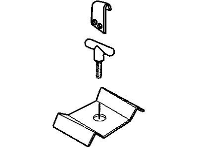 Jeep 5018825AA HARDWARE KIT Bike Carrier