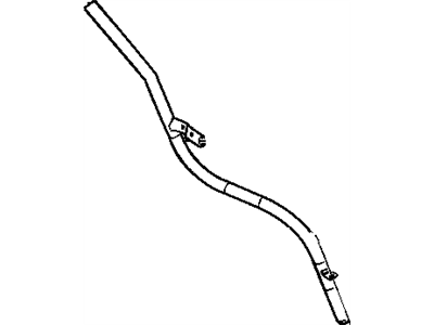 Jeep 53013497AC TUBE Transmission Oil Filler