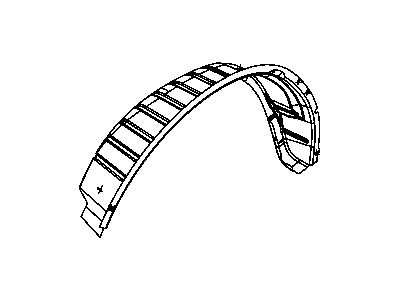 Chrysler 4724622AD PANEL Rear Wheelhouse Outer