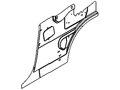 Chrysler 5067430AB PANEL Quarter Inner