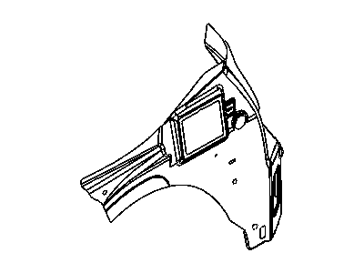 Chrysler 5067390AA PANEL Quarter Inner