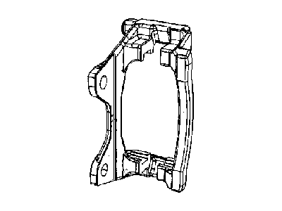 Jeep 68003775AA ADAPTER Disc Brake Caliper Rear