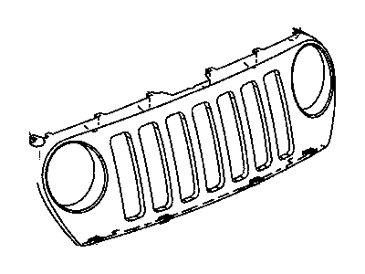 Jeep Grille - 5JJ86PR4AF