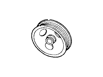 Jeep 53010258AB PULLEY Power Steering Pump