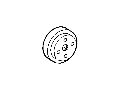 Jeep 53007154 PULLEY, Water Pump