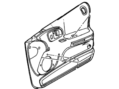 Chrysler LHS Door Handle - 5102832AA