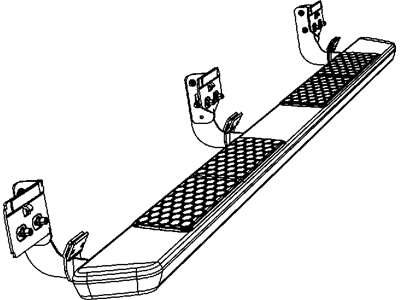 Ram 68148293AA RUNNING BOARD Board