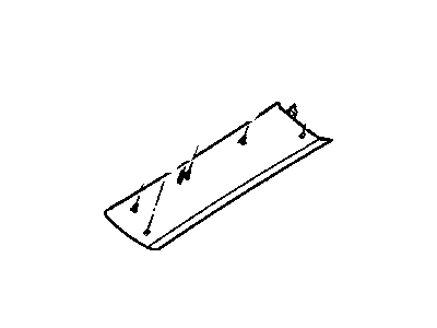 Dodge 5HN30BDXAC PANEL Rear Header