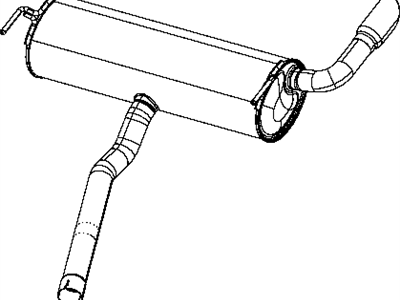 Jeep Tail Pipe - 68109909AD