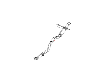 Mopar 68109353AB Pipe Exhaust Front