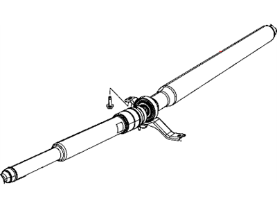 Mopar 5157012AD Shaft Drive Rear 2-Piece