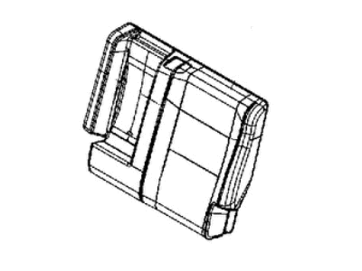 Jeep 6RS77HL1AB COVER Rear Seat Back Left