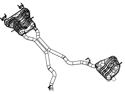 Jeep Muffler - 68276641AB