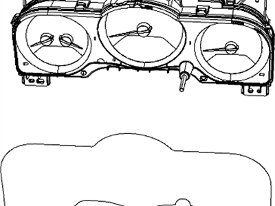 Jeep Instrument Cluster - 5172928AB