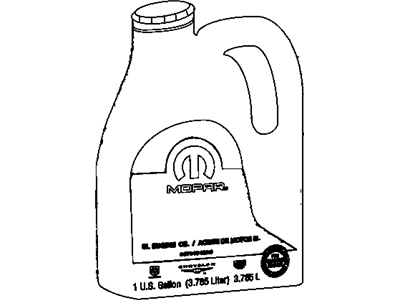 Dodge 68024967AA ENGINE OIL 15W40 Gallon