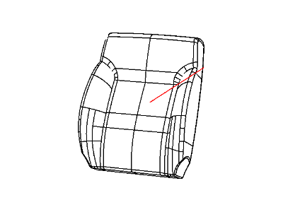 Mopar 1RL151DVAA Cover Front Seat Back