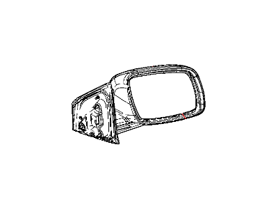 Dodge 1CE341WHAD MIRROR Outside Rearview