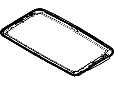 Dodge 5139932AA GLASS Sunroof