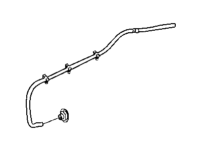 Dodge 55276952AA TUBE Sunroof Drain Front