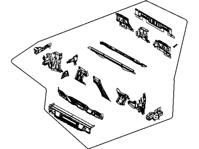 Mopar 5076173AD Panel Deck Lower Rear Closure
