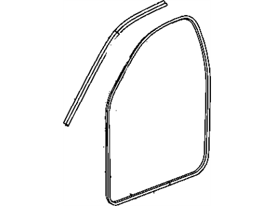 Dodge 55277294AA WEATHERSTRIP Door Opening