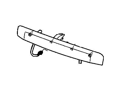 Jeep 68001368AA WIRING License Lamp