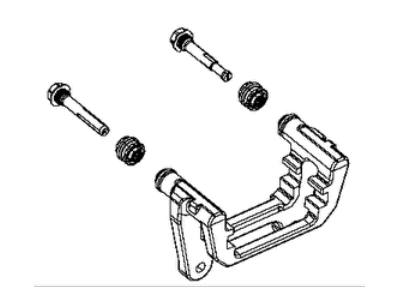 Jeep Brake Caliper Bracket - 68353624AA