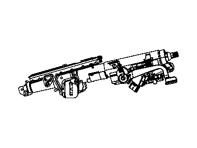 Jeep Wrangler Steering Column - 55351277AE