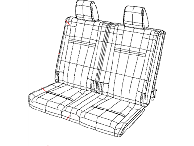 2010 Dodge Journey Seat Cover - 1RU98DKAAA