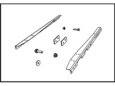 Ram 68050142AA REINFORCEMENT KIT Rear Frame Rails