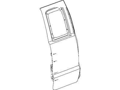 Ram 55359375AF DOOR Rear