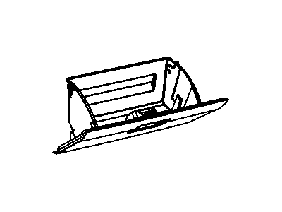 Chrysler 5JM53XT1AD LATCH Glovebox Door