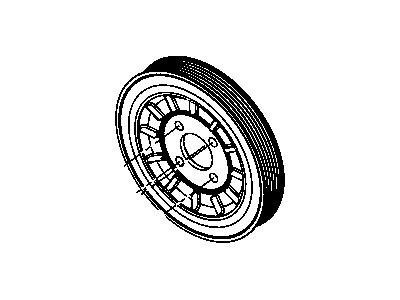 Ram Crankshaft Pulley - 68027598AA