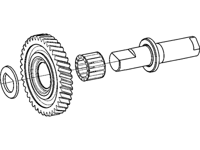Dodge 5134151AA SHAFT Idler