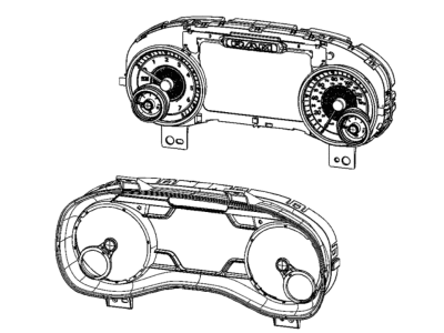 Mopar 68453487AC Cluster Instrument Panel