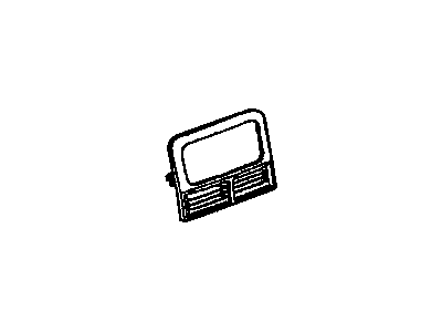 Mopar 55116519AB Bezel Instrument Panel Upper Radio Bezel Opening