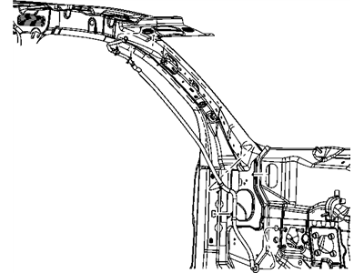 Dodge 5178176AE HOSE Sunroof Drain