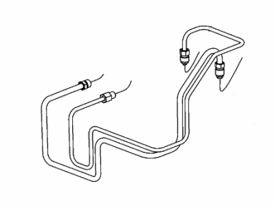 Jeep Wrangler Brake Line - 68282420AB