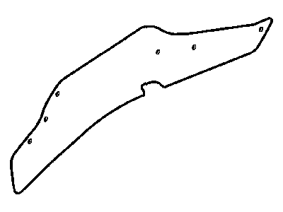 Mopar 55174658 Shield Splash