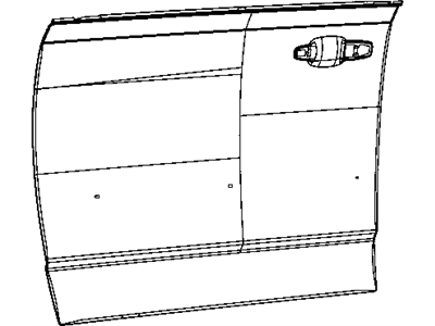 Ram 4894936AA PANEL Front Door Outer Repair
