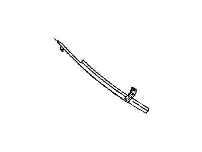 Mopar 55359366AC Channel Front Door Glass Lower Front
